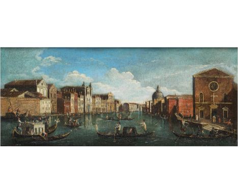 Apollonio Domenichini, auch genannt „Maestro delle Vedute della Fondazione Langmatt“, tätig 1740 – 1770, zug.Venezianischer M