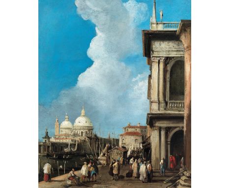 Giovanni Antonio Canal, genannt „Canaletto“, 1697 – 1768, Schule desVENEDIG - BLICK VON DER PIAZZETTA SAN MARCO ZUR KIRCHE SA