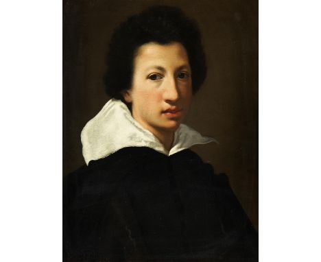 Cristofano Allori,auch „Bronzino d. J.“,1577 Florenz – 1621 ebenda, zug.PORTRAIT EINES JUNGEN MANNESÖl auf Leinwand. Doublier