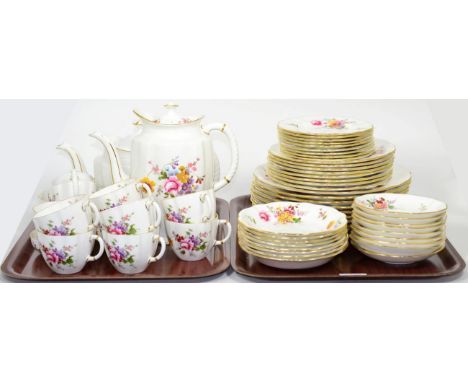 Royal Crown Derby ''Derby Posies'' dinner/tea service (55) (two trays)