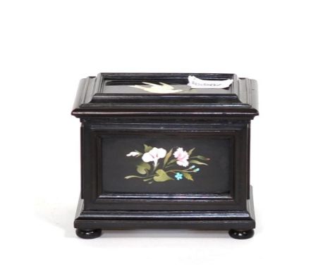 Brass carriage clock in leather fitted case