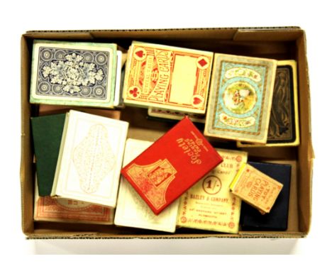 A quantity of vintage playing cards.