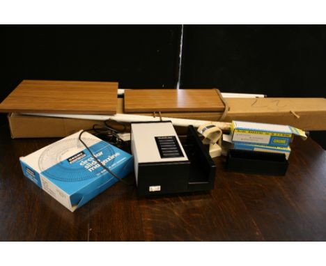 STELLAPHONE & SLIDE PROJECTOR - a Stellaphone 4 track tape recorder and a Sprite 7031 Magazine 150 Slide Projector. Lot furth