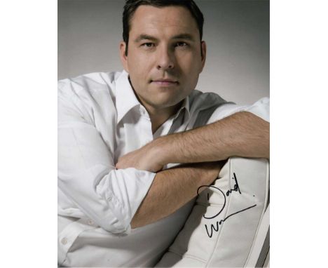 David Walliams signed 10 x 8 colour photo. Nice portrait of the comedian, talent show judge, charity swimmer and kid's author