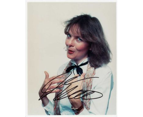 Diane Keaton signed 10 x 8 colour photo. Superb portrait photo signed by the actress and star of Annie Hall.   Good condition