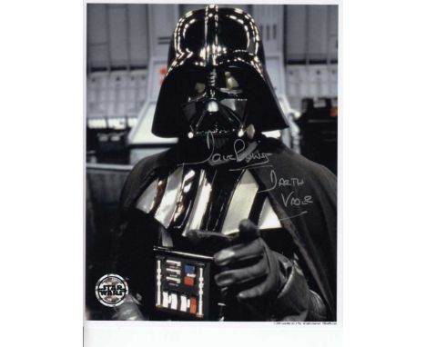 Dave Prowse signed 10 x 8 colour photo. Excellent photo of Darth Vader from Star Wars signed by Dave Prowse who played the ic