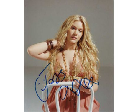 Joss Stone signed 10 x 8 colour photo. Nice portrait photo of the soulful songstress.   Good condition.  All items come with 