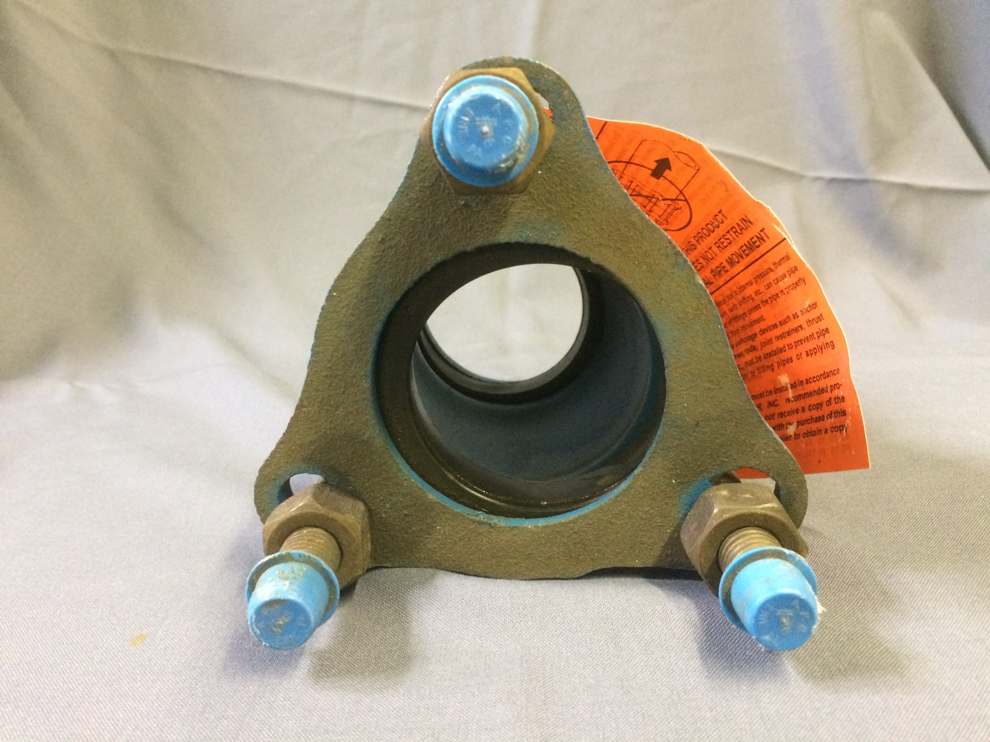 Smith Blair 2 1/2 " Steel Coupling Sleeve PN 970606 Blue steel coupling