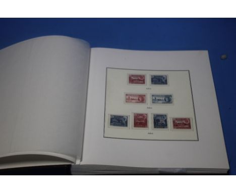 GEORGE V1 VICTORY STAMP COLLECTION 1945 IN ALBUM 92 STAMPS, A-Z British Commonwealth from Antigua Zanzibar