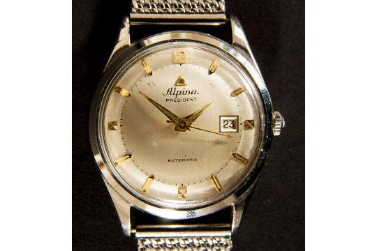 alpina president automatic watch