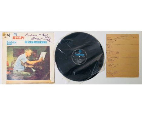 GEORGE MARTIN AUTOGRAPH. An Australian issue copy of George Martin And His Orchestra ?– Help! (33 OSX-1775, VG+/VG with tape 