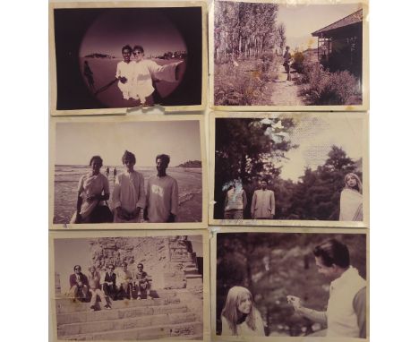 GEORGE HARRISON ORIGINAL 1967 PHOTOGRAPHS. A collection of six unpublished personal colour photographs (colour faded), printe