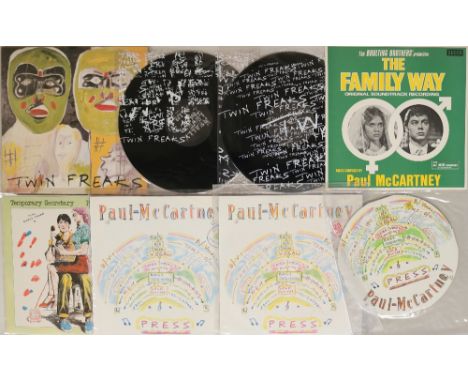 PAUL MCCARTNEY &amp; RELATED - LP/12" COLLECTION. Often immaculate collection of 46 x LPs with 12", 3 x shaped 7" and 1 x 10"