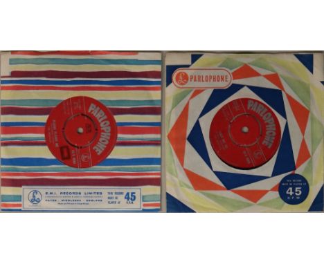 LOVE ME DO/PLEASE PLEASE ME - ORIGINAL UK 7". Great pack of the first 2 45s, both original UK red label releases on Parlophon
