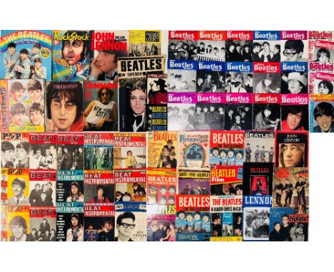 BEATLES MONTHLIES/BOOKS/MAGAZINES. Collection of Beatles and related 1960s publications to include: a first edition copy of S