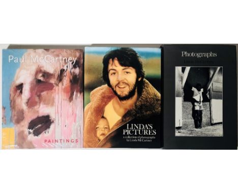 LINDA MCCARTNEY PHOTO BOOKS INC SIGNED/SEALED MCCARTNEY BOOK. Three hard backed photography books by Linda McCartney: Linda's
