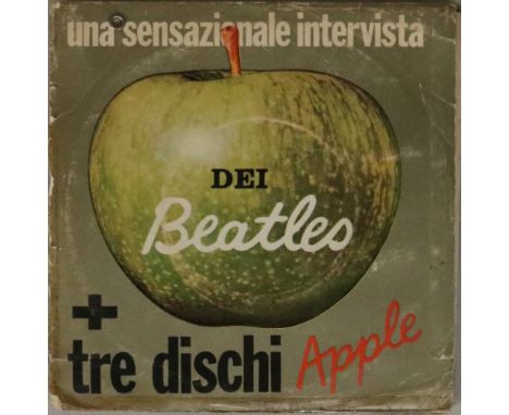 UNA SENSAZIONALE INTERVISTA DEI BEATLES - ITALIAN PROMO 7" SET (DPR 108, APPLE 2/3/5). Great to see promo only Italian 4 x 7"