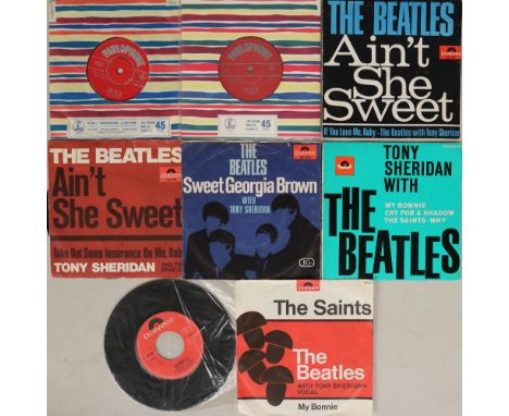 EARLY 7" TITLES. Great pack of 8 x 7", all early title releases. Cuts to include Love Me Do (including original UK red label 