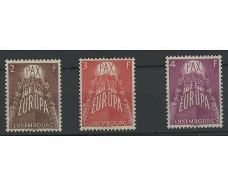 1957 Europa set U/M, fine. SG 626-8 Cat £292 (3)