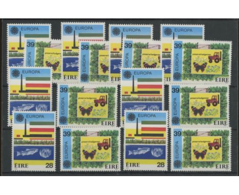 1986 Europa set U/M x 8 sets. SG 635-6 Cat £192 (16)
