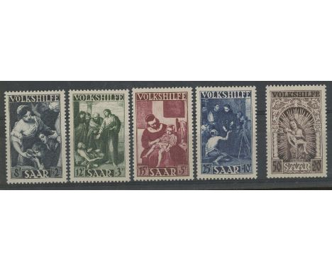 1949 National relief Fund set U/M. SG 281-5 Cat £150 (5)