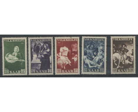 1951 National Relief Fund set U/M. SG 306-10 Cat £88 (5)