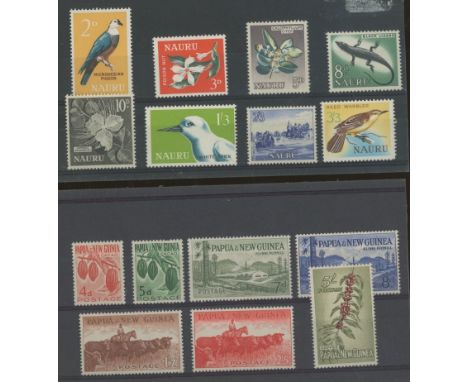 Cameroon. Fiji, Nauru, PNG &amp; St Lucia U/M or M sets. STC £88 (6 sets)