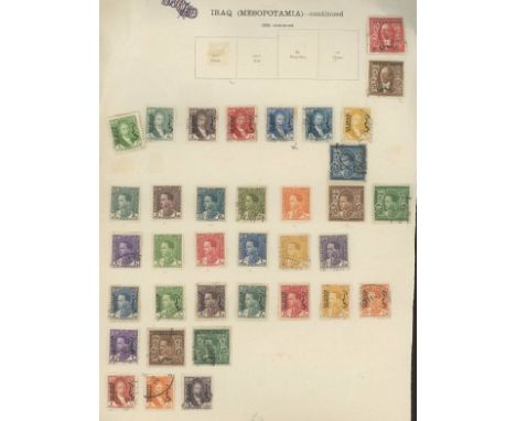 1931-34 M &amp; F/U on album page. STC £104 (approx 68)