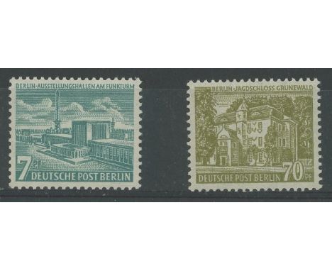 1954 Berlin Views set U/M, fine. SG B118-9 Cat £170