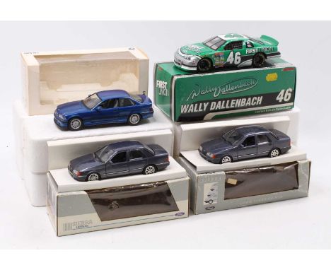 A collection of 4 mixed scale boxed modern issue diecasts comprising 2x 1/25th scale Schabak Ford Sierra, a Schuco 1/24th sca