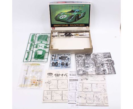 Eidai Corporation 1/20th scale model kit No. 103-800 Bertone Panther Gullwing Concept Car including opening doors &amp; engin