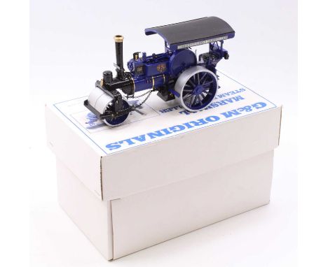 A G&amp;M Originals 1/32 scale boxed white metal model of a Marshall Steam Road Roller, limited edition No. 2/100 released