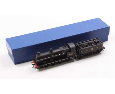 Classic Collections LMS 9204 0-8-0 loco &amp; tender unlined black, 3-rail, constructed mainly from Hornby-Dublo parts. Front