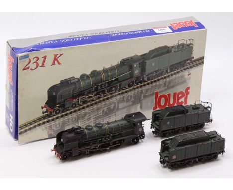 Jouef 4-6-2 loco with two tenders 231K green (E) (BP) without inner fitments