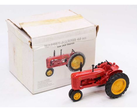 A Stephan Toys of USA 1/16th scale Massey Harris 44 six Row Crop Tractor, a limited edition sold in its original white card b