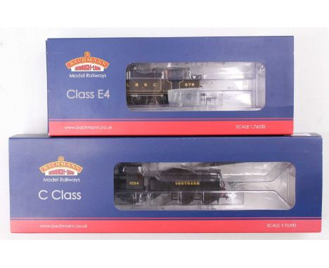 Two Bachmann Branch-Line locos: 35-075 class E4 0-6-2, 579 LB&amp;SCR umber 6DCC (NM) (BNM); 31-461A C class 0-6-0 loco &amp;
