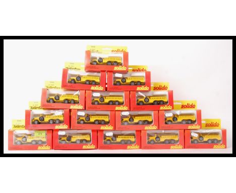 A collection of 15x Solido scale diecast model vehicle No. 2007. All appear mint within the original boxes.&nbsp;