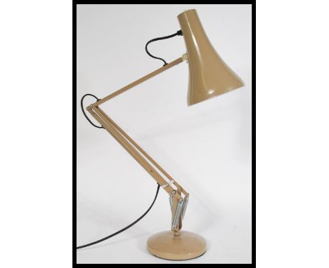 A vintage retro 20th century Herbert Terry Anglepoise lamp having an enamel pendant shade.