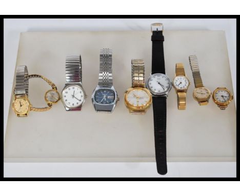 A collection of 20th century vintage watches to include ladies watches by Sekonda, Lorus, Siglo, Rotary and Citron with gentl