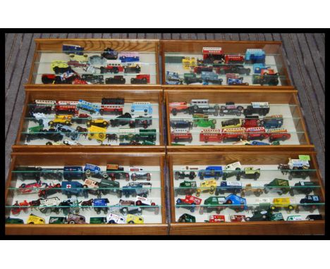 A large collection of assorted loose original vintage Lledo ' Days Gone ' and Matchbox ' Models Of Yesteryear ' diecast scale