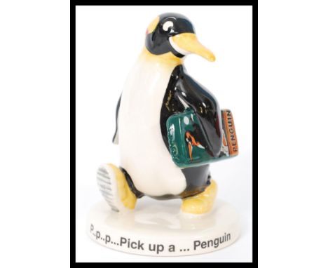 A Royal Doulton Advertising ceramic figurine P..P..P...Pick up a ... Penguin&nbsp; MCL5. Limited edition 704/1500. Complete i