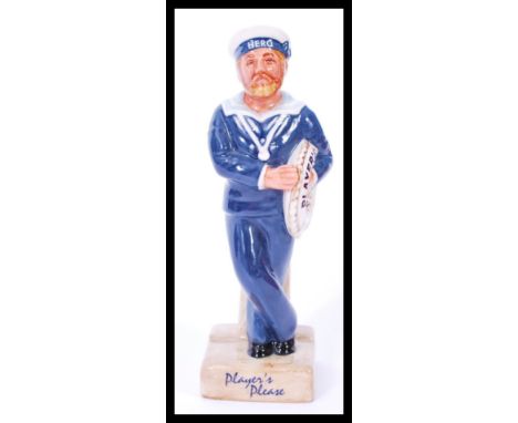 A Royal Doulton advertising ceramic figurine John Player Hero Sailor AC5. Limited edition 339/2000. Complete in original box 