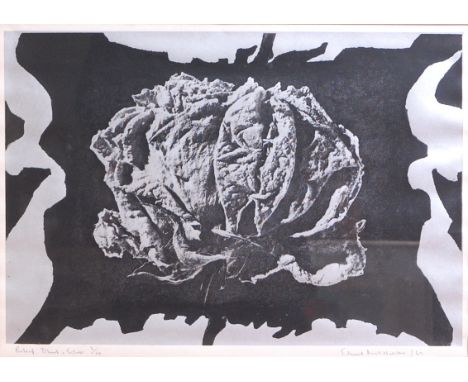 Edward Middleditch RA (1923-1987) - Relief, Black, Silver, limited edition lithograph, titled, signed, dated '67, and numbere