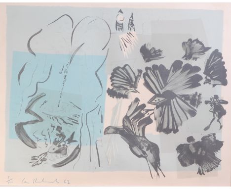 Ceri Garaldus Richards (1903-1971) - Trafalgar Square, colour lithograph, signed, numbered 3/100, and dated '62 to the margin