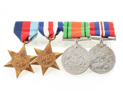 COLLECTION OF WWII SERVICE MEDALS, comprising three 1939-45 stars, three defence medals, three 1939-45 war medals, two Italy 