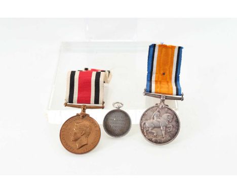 SERVICE MEDAL TRIO, comprising the Mercantile Marine medal, the War medal and the Faithful Service in the Special Constabular