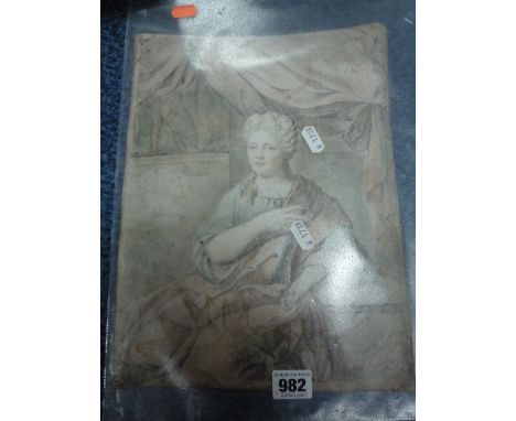 18TH DUTCH SCHOOL, circa 1720, half length portrait of a lady, pastels, unsigned, approximately 32cm x 25cm