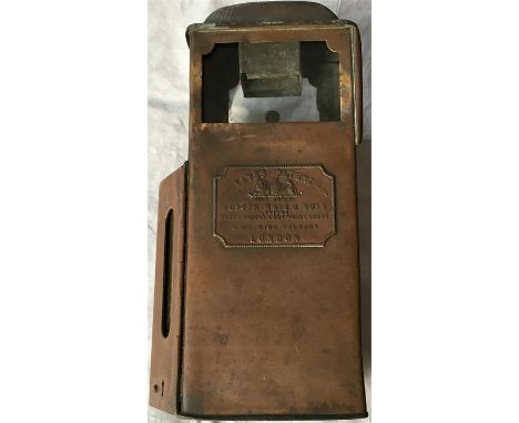 c1880s "Kaye's Patent" brass FAREBOX as used to collect fares on horse-drawn buses and trams. Coins were deposited through a 