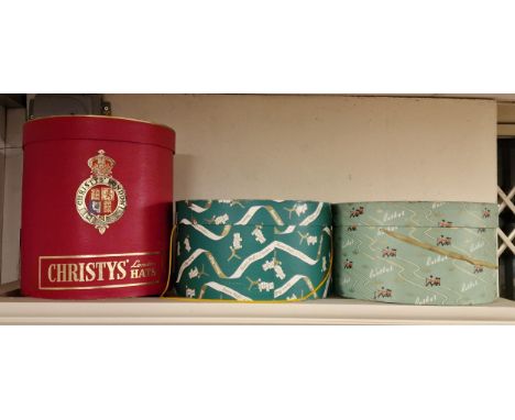 Vintage Hat Boxes inc Christy's of London