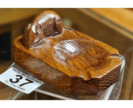 Mouseman Yorkshire Oak Ashtray